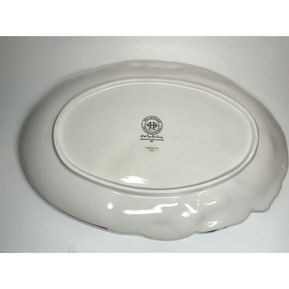 Fitz & Floyd "Give Joy Y'all" Frosty Snowman Cookie Platter - Southern Christmas - Picture 3 of 5